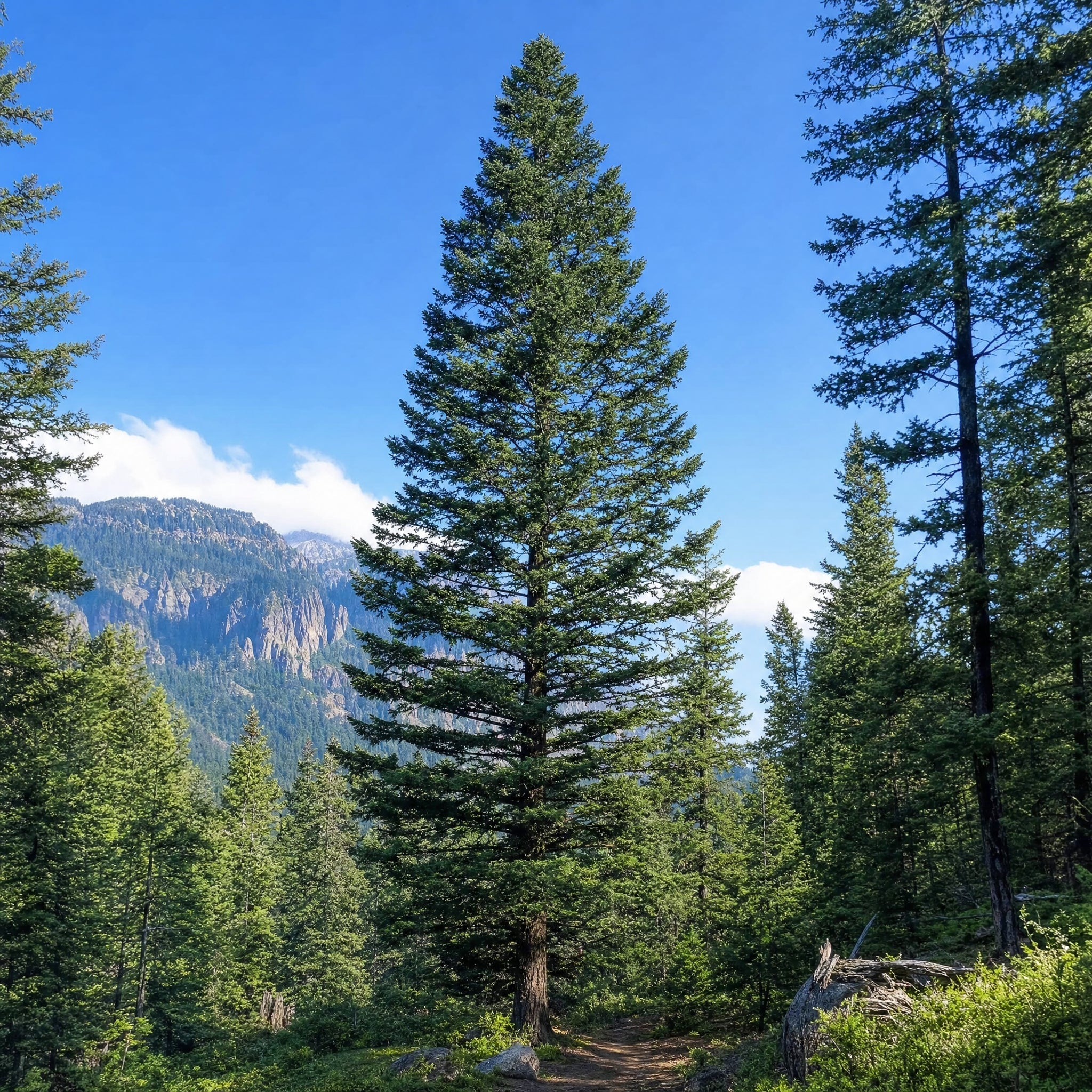 巨冷杉 Abies grandis - Grand Fir forest habitat